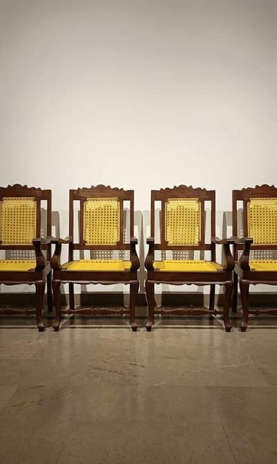 4 chairs Tali wood
