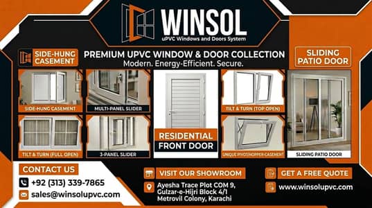 uPVC windows \ sliding doors \ uPVC Doors \ openable windows for sale