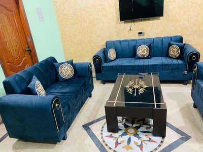 6 seater sofa 321 sofa / bed set / 321 sofa / urgent sale used