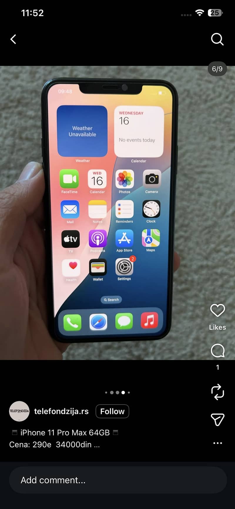 Iphone 11 pro max 0