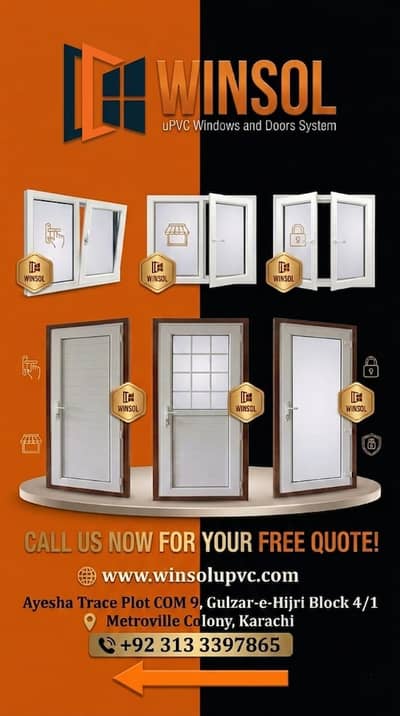 uPVC windows \ sliding doors \ uPVC Doors \ openable windows for sale