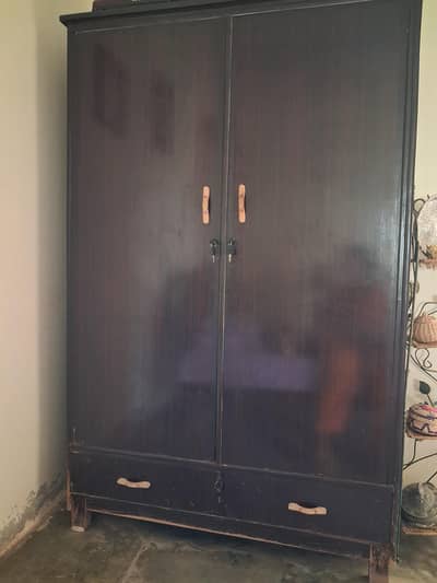 Spacious 2-Door Wardrobe / Cupboard for Sale