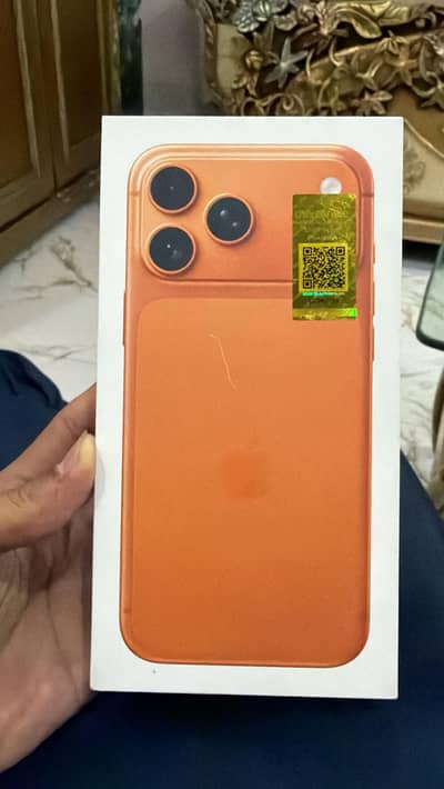 Apple iPhone 17 Pro Max 256GB PTA | 100% BH | Orange | Box Open