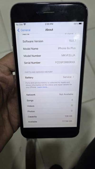 Apple iPhone 6S Plus 128gb PTA official approve