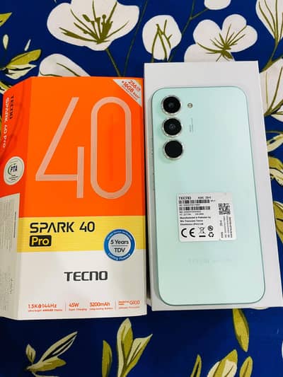Tecno spark 40 pro lush condition
