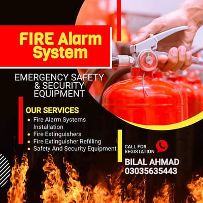 Fire Extinguishers/Fire Alarm Honeywell/Fm200 system/