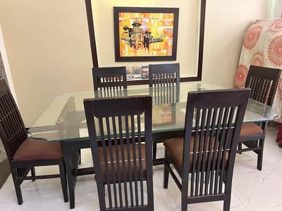 6 chairs dining table