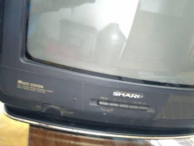 Sharp-14'' Color TV (Japan Made) - Vintage and fully-functional