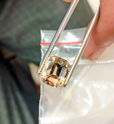 Natural Topaz Cushion Cut | Original stone | Karachi