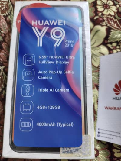 Huawei Y9 Prime Popup Camera 2019 Mobile 4GB+128GB