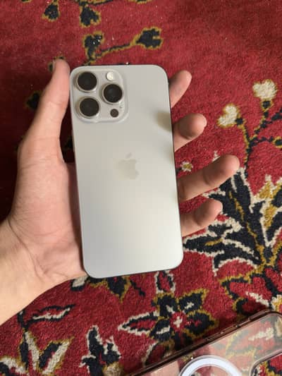 Iphone 15 pro max 256gb natural titanium for sale