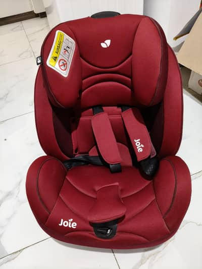 Joie Stages Car Seat (0–7 Years) – Brand New – Red Color