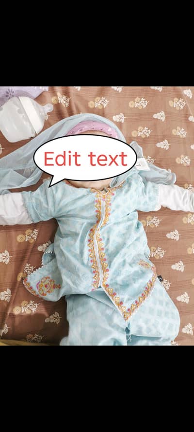 Junaid Jamshed baby girl suit for sale 3