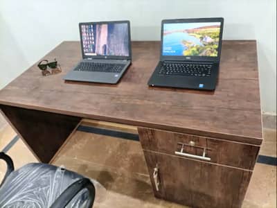 5 Feet New Wooden Computer Table With Waterproof Sheet