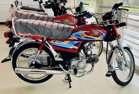 Honda CD70 Model 2026 Brand new available at Showroom