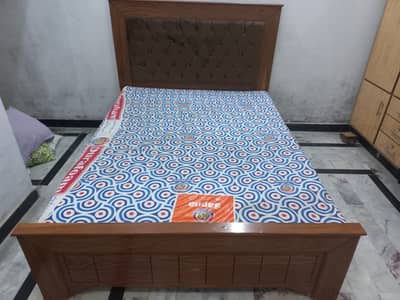 2 years used Double Bed with Dura Foam Mattress 3219007990