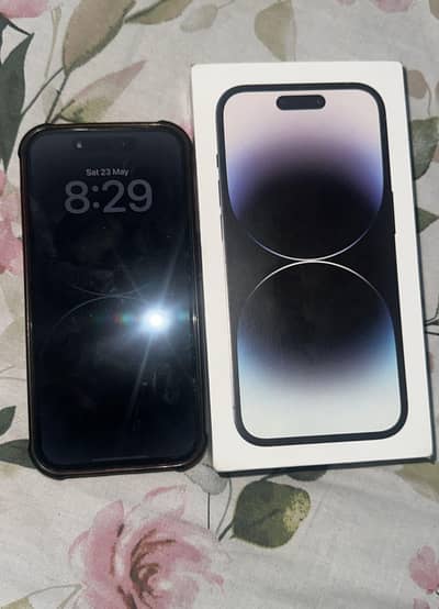 Apple iPhone 14 Pro 256 GB non PTA with box 73% dual sim
