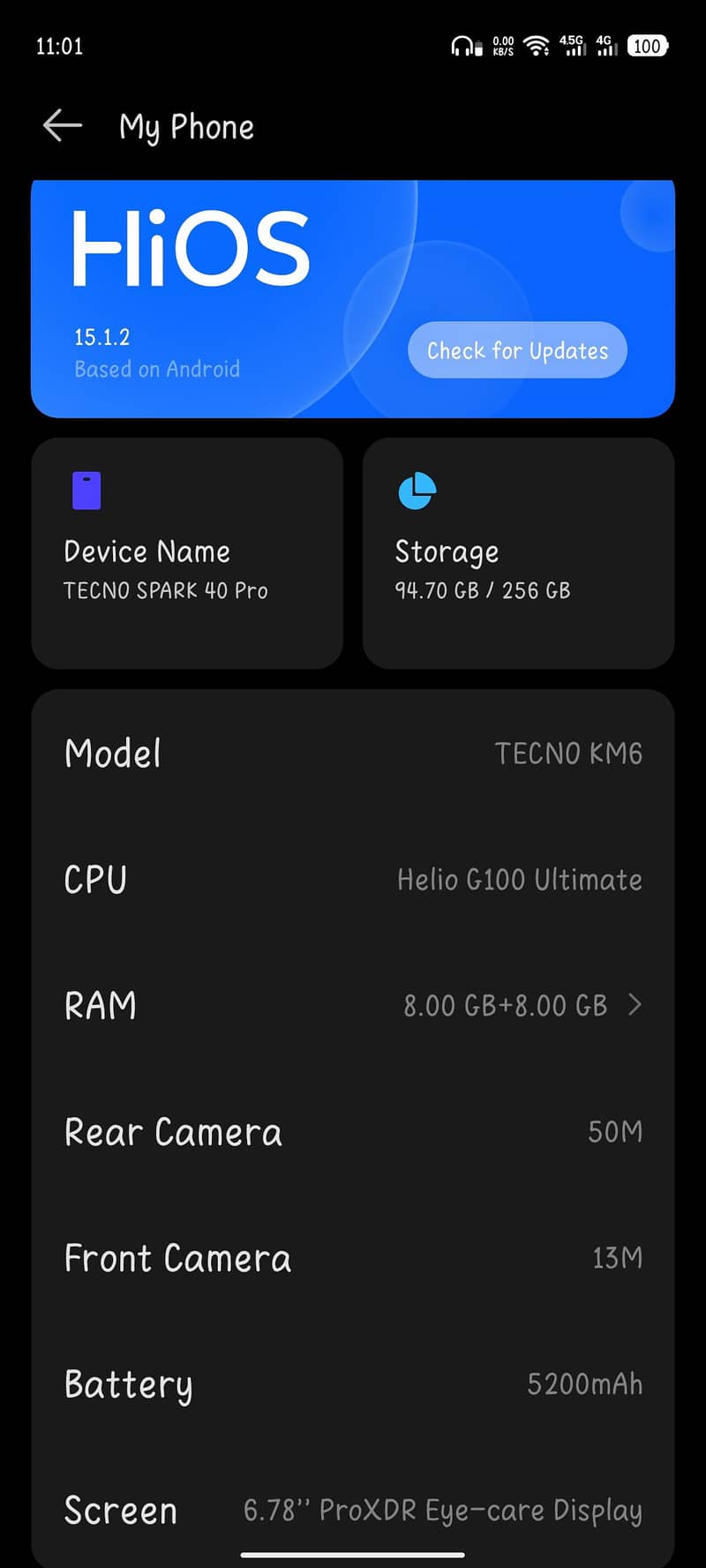 Tecno Spark 40 pro 3