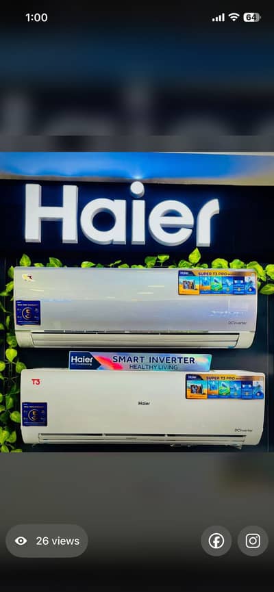 Haier 1 ton inverter bhi hai or non inverter bhi 1 ton 1.5 ton
