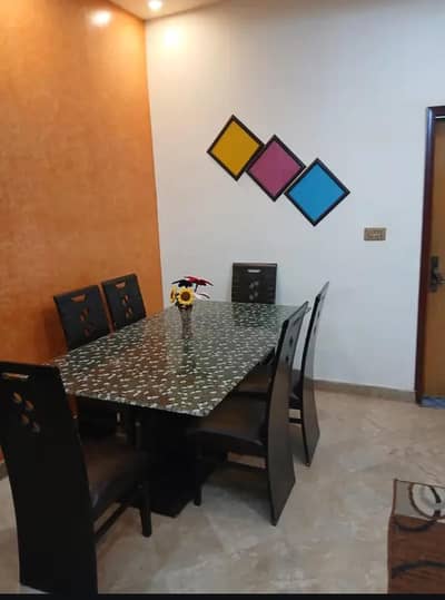 6 chairs dining table set . .