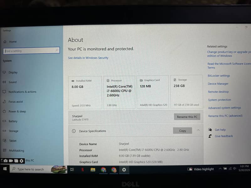 Dell Latitude E7470 1