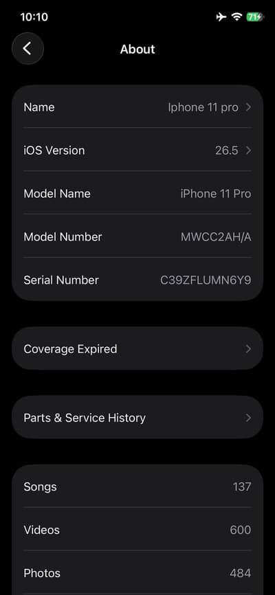Apple iPhone 11 Pro non pta 256