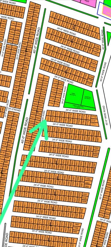 Luxury corner westopen 85sqyards plot available for sale