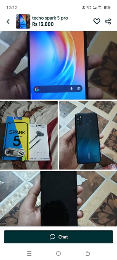 tacno spark 5 pro 4 64 daba available hai