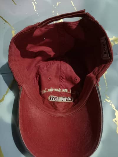 Classic Maroon Polo Cap – Casual & Sports Wear for unisex