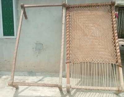 2 wooden charpai for sale
