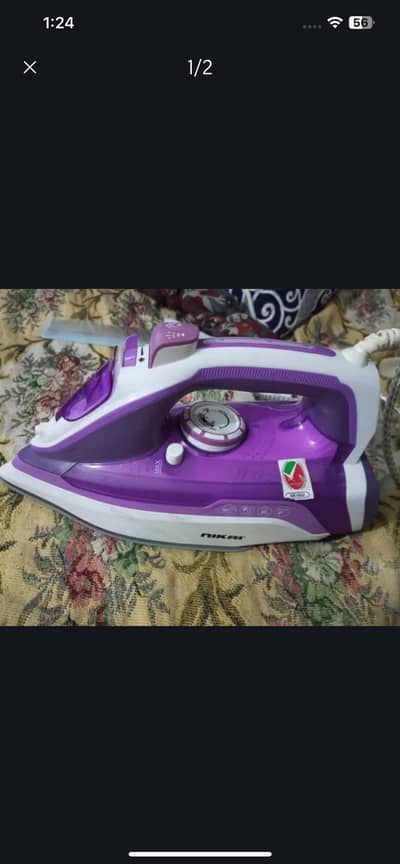 NIKAI steamer iron brand new only 1month use. urgnt sale