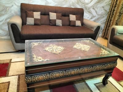 7 Seater Sofa with Table