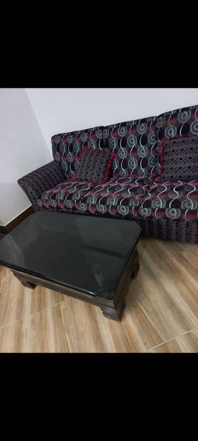 sofa and table