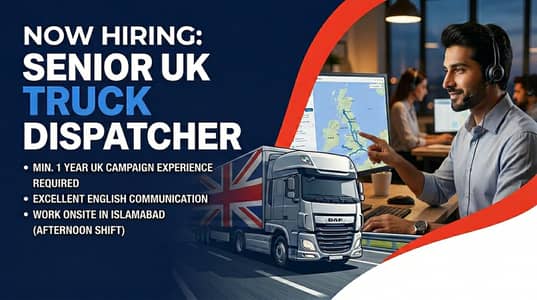 Senior UK Truck Dispatcher / Freight Logistics Coordinator