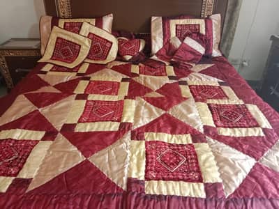 Bridal Jacquard Bed Set – 9 Luxurious Pieces | Perfect Wedding Gift