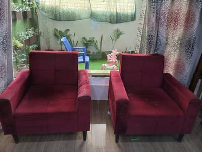 Sofa comfortable  2 single seat sofa