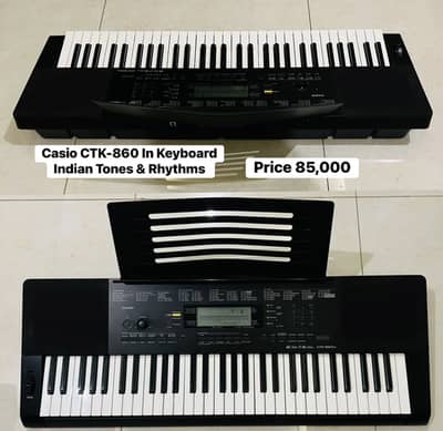 Casio CTK-860 in Keyboard Indian Tones & Rhythms/ Piano Guitar