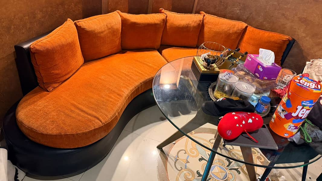 6 Seater Sofa Set || SOLID WOODEN SOFAS SET | SOFA SET | ROUND SHAPE 1