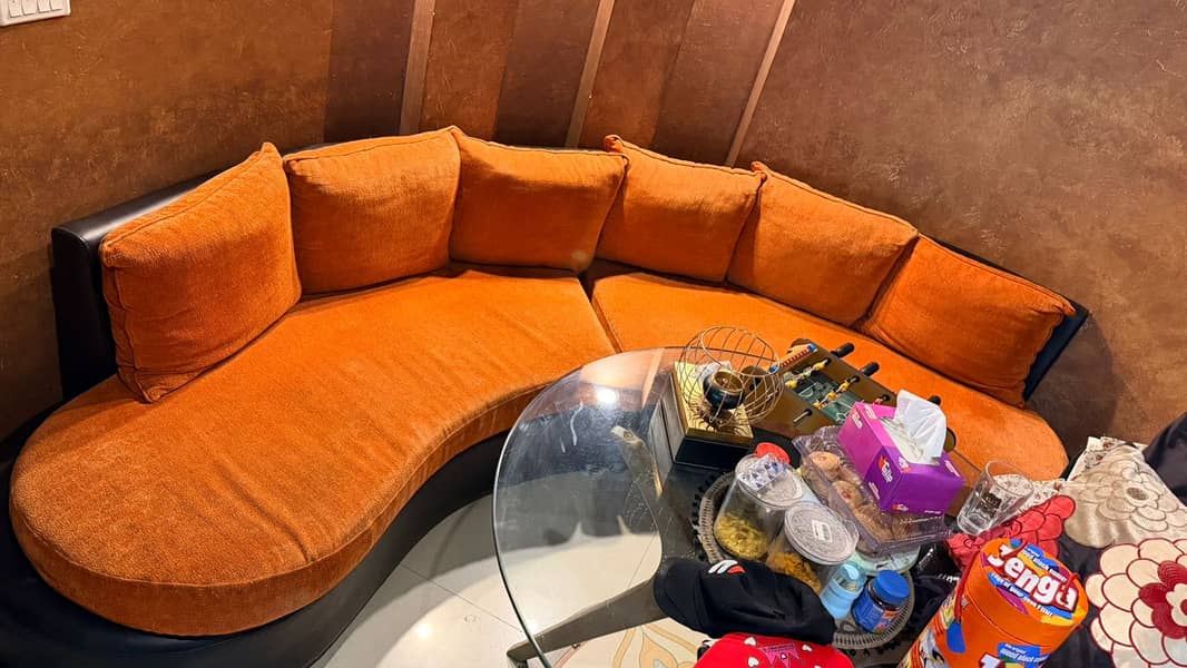 6 Seater Sofa Set || SOLID WOODEN SOFAS SET | SOFA SET | ROUND SHAPE 3