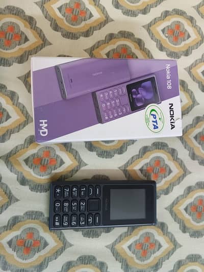 Orignal Nokia 108 Black Official PTA Approved