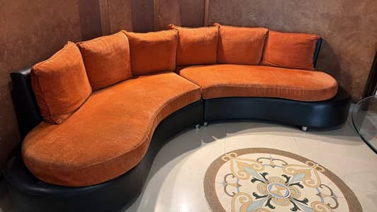 6 Seater Sofa Set || SOLID WOODEN SOFAS SET | SOFA SET | ROUND SHAPE