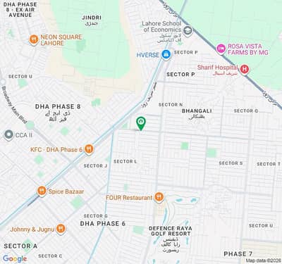 1 Kanal Road Level Plot on 100 Ft Road | Near DHA Raya | Next to Corner