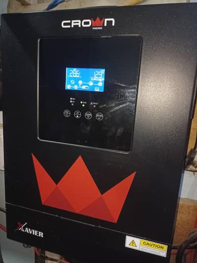 Crown 3KW solar inverter and knox lithium battery 25.6 v  100 amp
