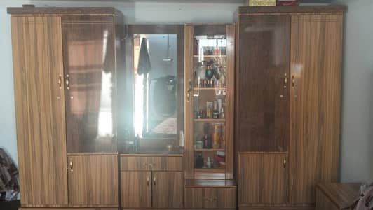 wardrobe bed and dressing table