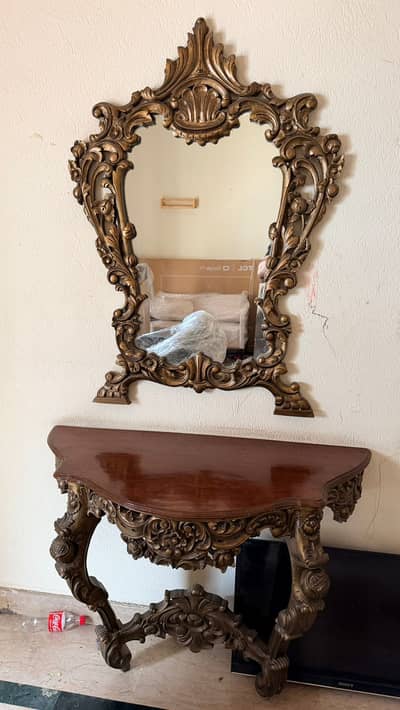 CONSOLE TABLE || TABLE WITH MIRROR || CINOTI TABLE || TABLE
