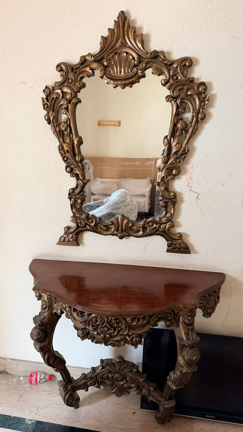 CONSOLE TABLE || TABLE WITH MIRROR || CINOTI TABLE || TABLE 0