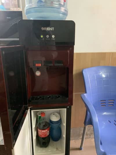 Orient Water Dispenser with Refrigerator Hot & Cold | 10/10 Condition