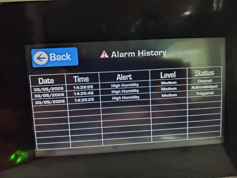 Temperature Humidity Stability Chamber Control Touchscreen 2