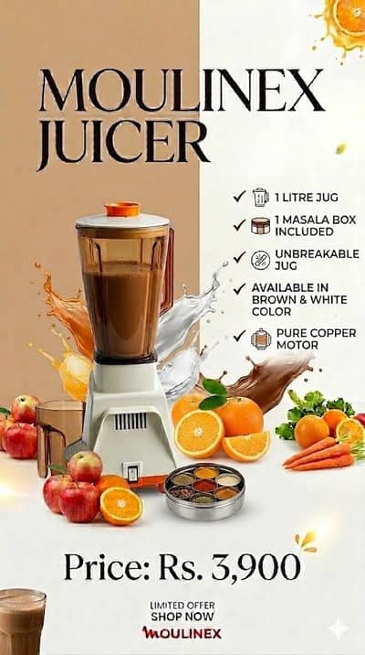 Moulinex Juicer & Blender Set