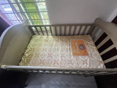 Imported Baby cot with mattress